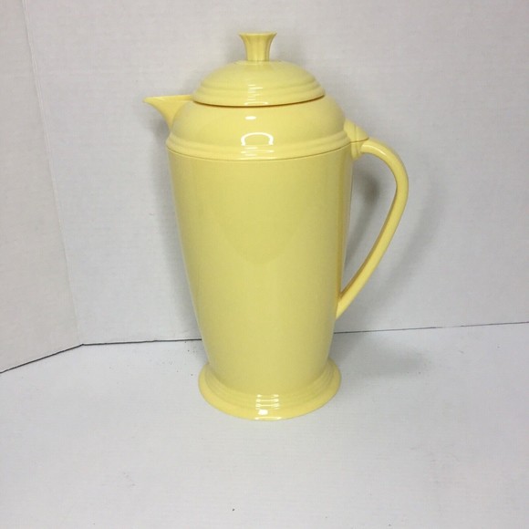 Homer Laughlin Kitchen Fiesta Ware Yellow Copco Thermos Plastic
